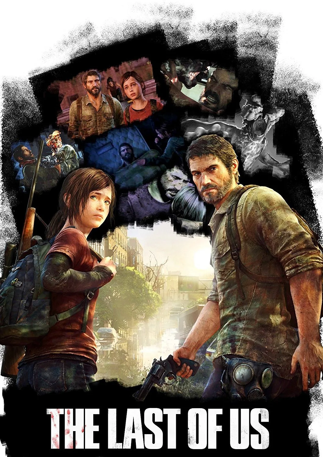 Постеры The Last of Us настенные наклейки бумага с белым покрытием печать четкое