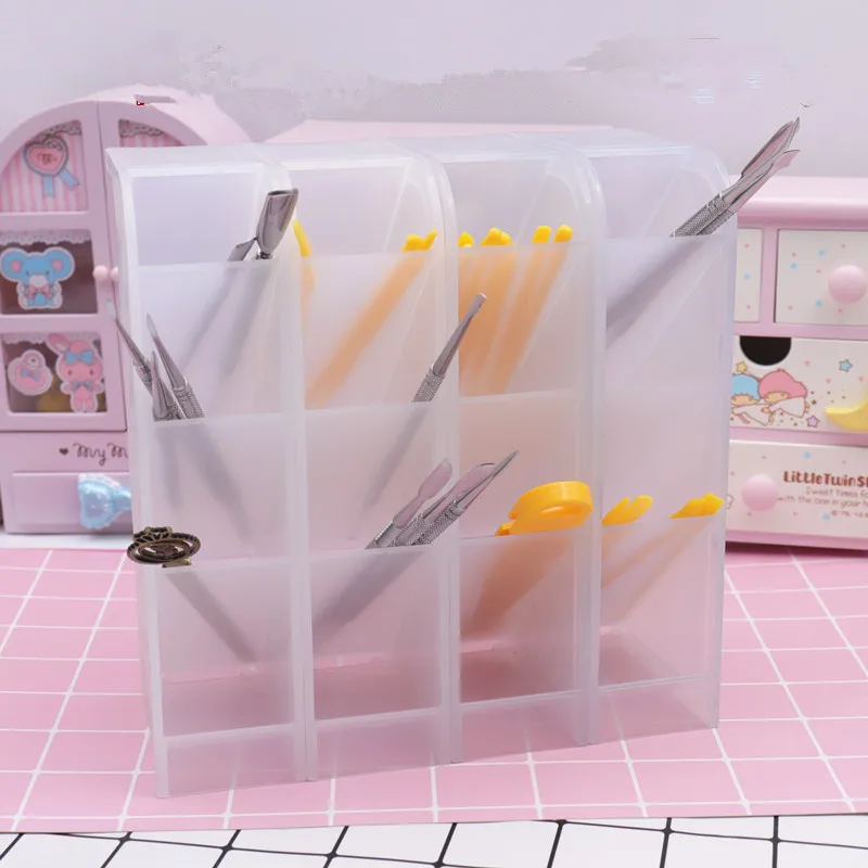 Ультра-светильник глина наклонная коробка/прозрачный держатель для