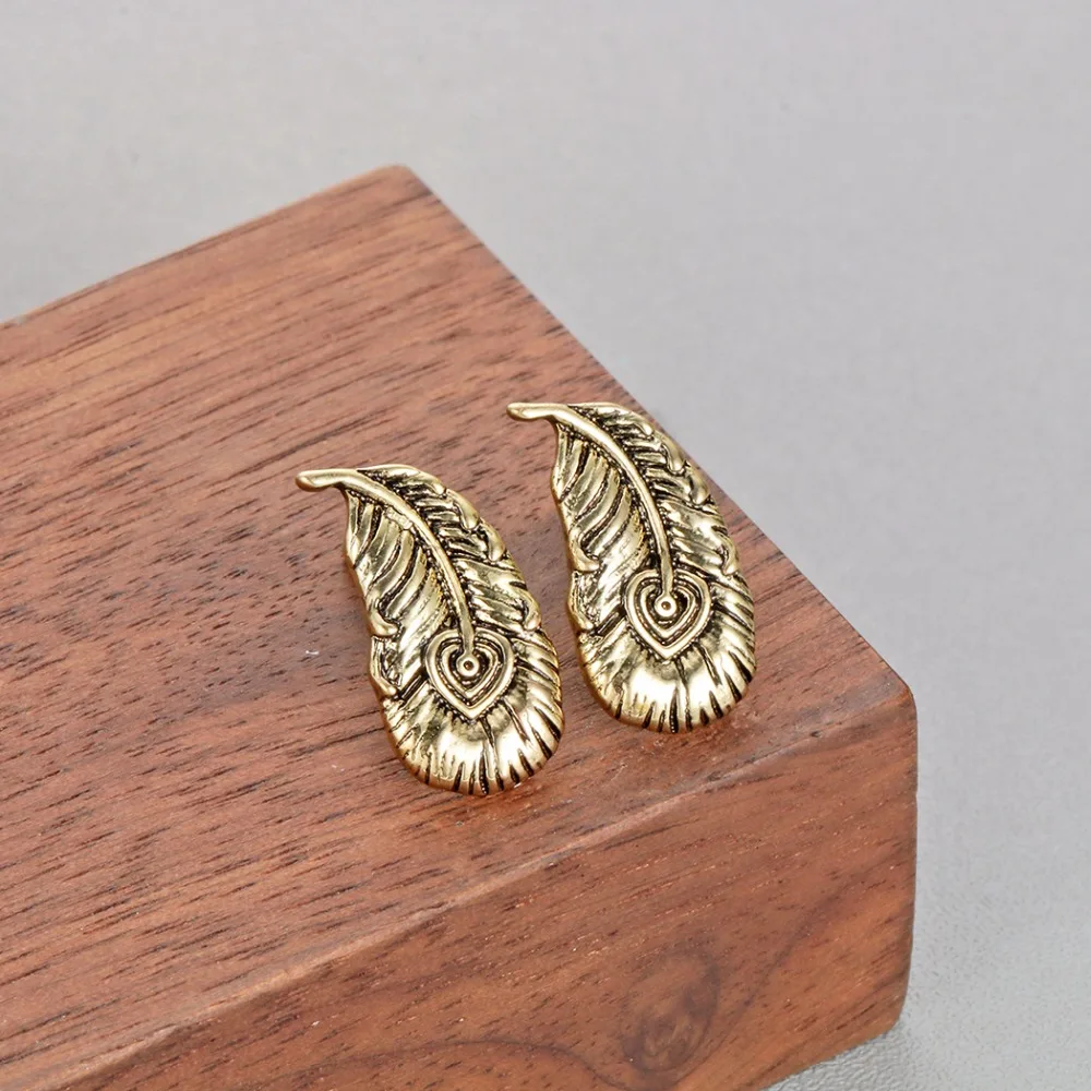 Норвежские серьги Valknut с перьями винтажный стиль женские старинные Религиозные