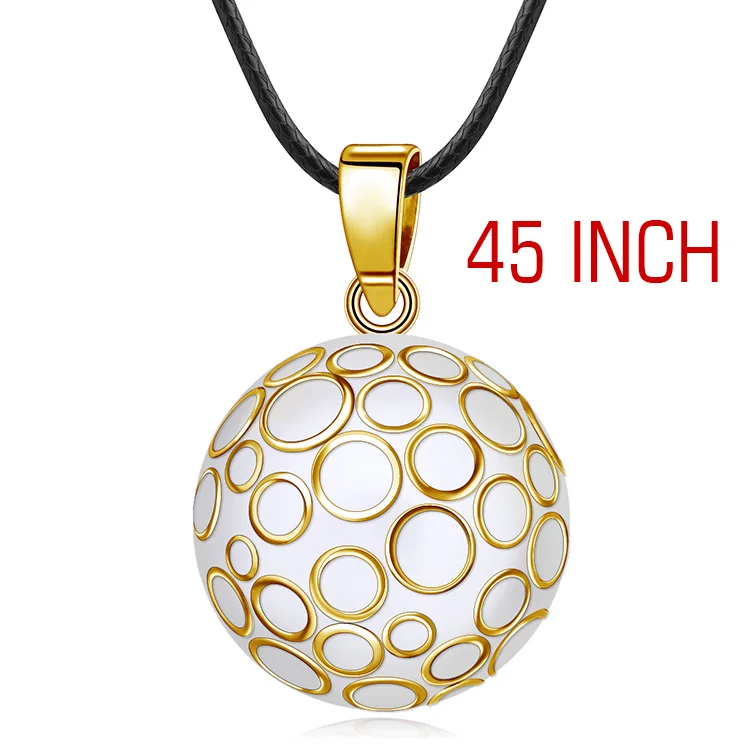gold 1 Eudora Harmony шар круглый мексиканский кулон бола кулон призывающий ангелов Цепочки и ожерелья круг Музыкальные звуки Bola шарики ювелирные изделия для беременных Для женщин - Окраска металла: gold 1