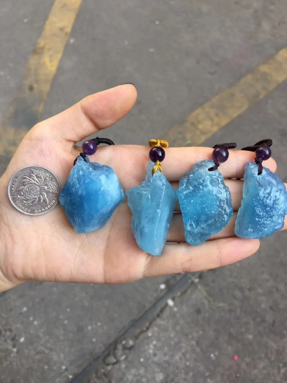 Серебро 925, ювелирное ожерелье, подвеска, натуральный драгоценный камень, кварц, круглая форма капли, Ларимар, камень, Лапис, агат, исцеление, ювелирное изделие, подвеска