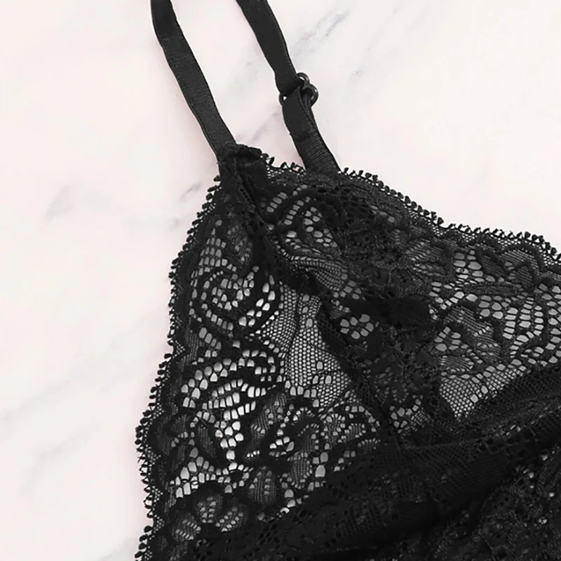 Dotfashion цветочный кружевной Бралетт с атласными шортами для женщин летний сексуальный комплект Дамский бюстгальтер и шорты комплект нижнего белья