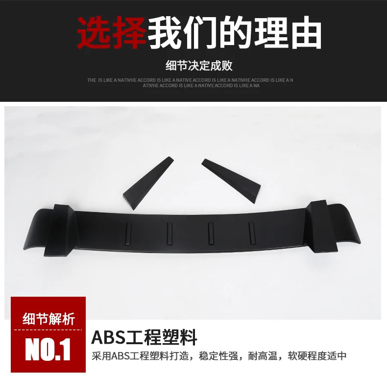 

car For Toyota Camry Spoiler High Quality ABS Material Car Rear Wing Primer Color Rear Spoiler For Toyota Camry Spoiler 2018+