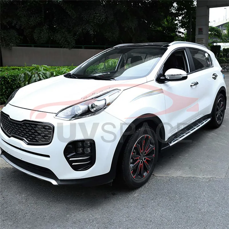 Подходит для KIA Sportage 2016 2017 2018 новый стиль алюминиевая боковая ступенчатая Беговая