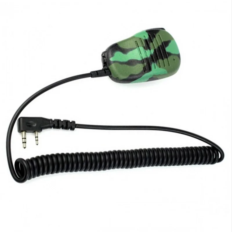 2PIN камуфляж ручной Динамик микрофон для Baofeng UV-5R двухстороннее радио портативная