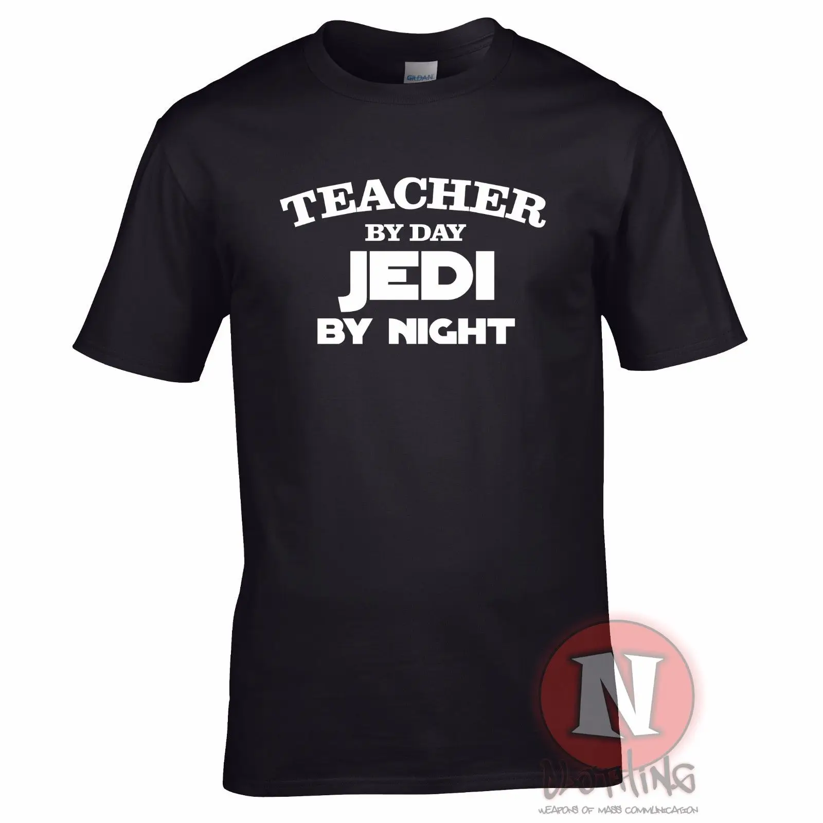Футболка в стиле Харадзюку с надписью Teacher by day Jedi night и leaving birthday fun Звездные войны