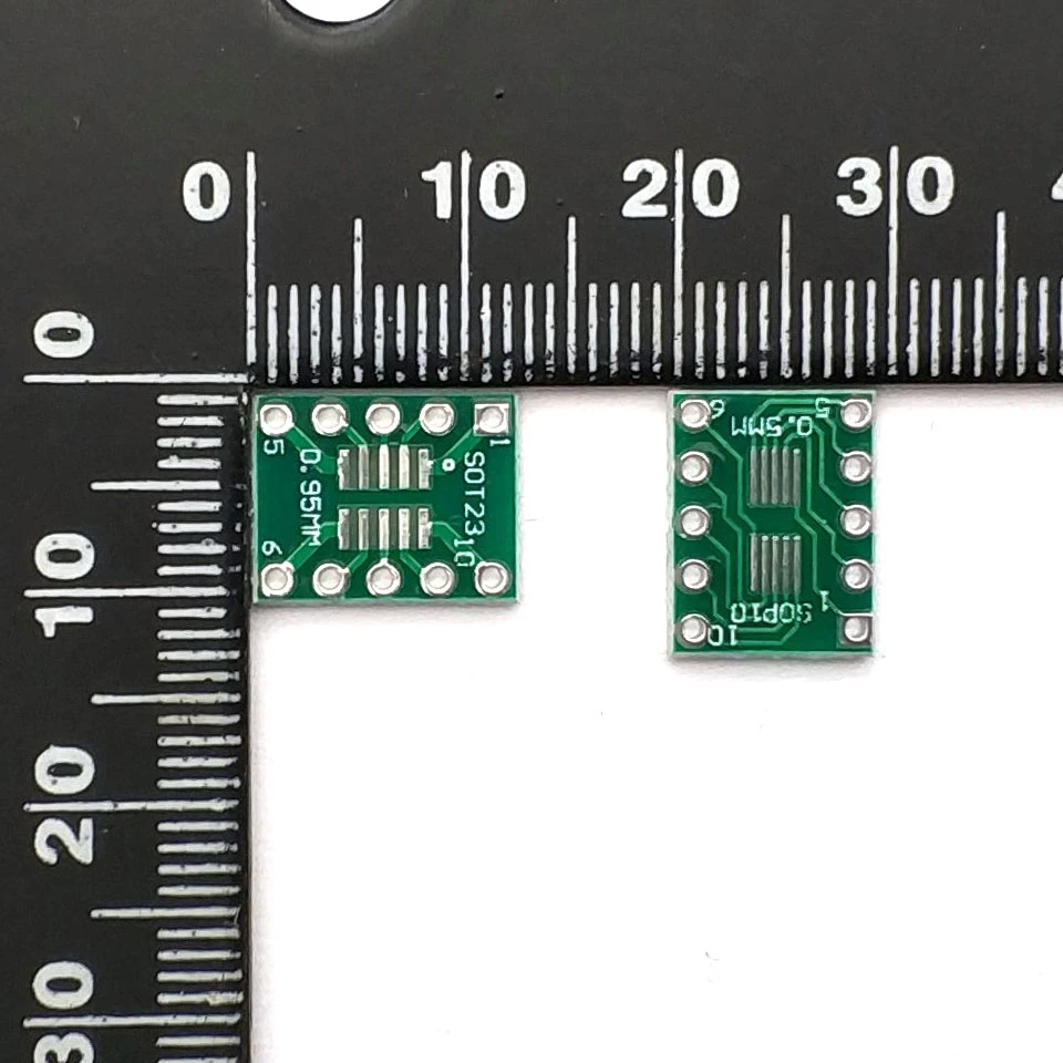 SOT23 SOP10 MSOP10 Umax SOP23 к DIP10 контактная плата SMD для DIP Адаптерная пластина 0 5 мм/0 95 мм до 2