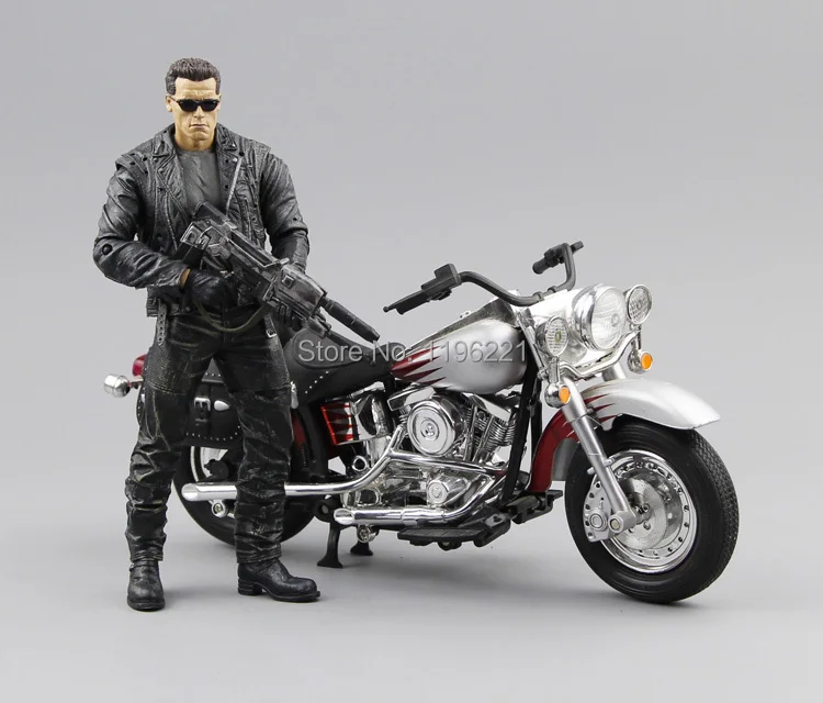 Без коробки) NECA Терминатор 2 фигурка T800 Cyberdyne Showdown ПВХ фигурка игрушка " 18 см MVFG132