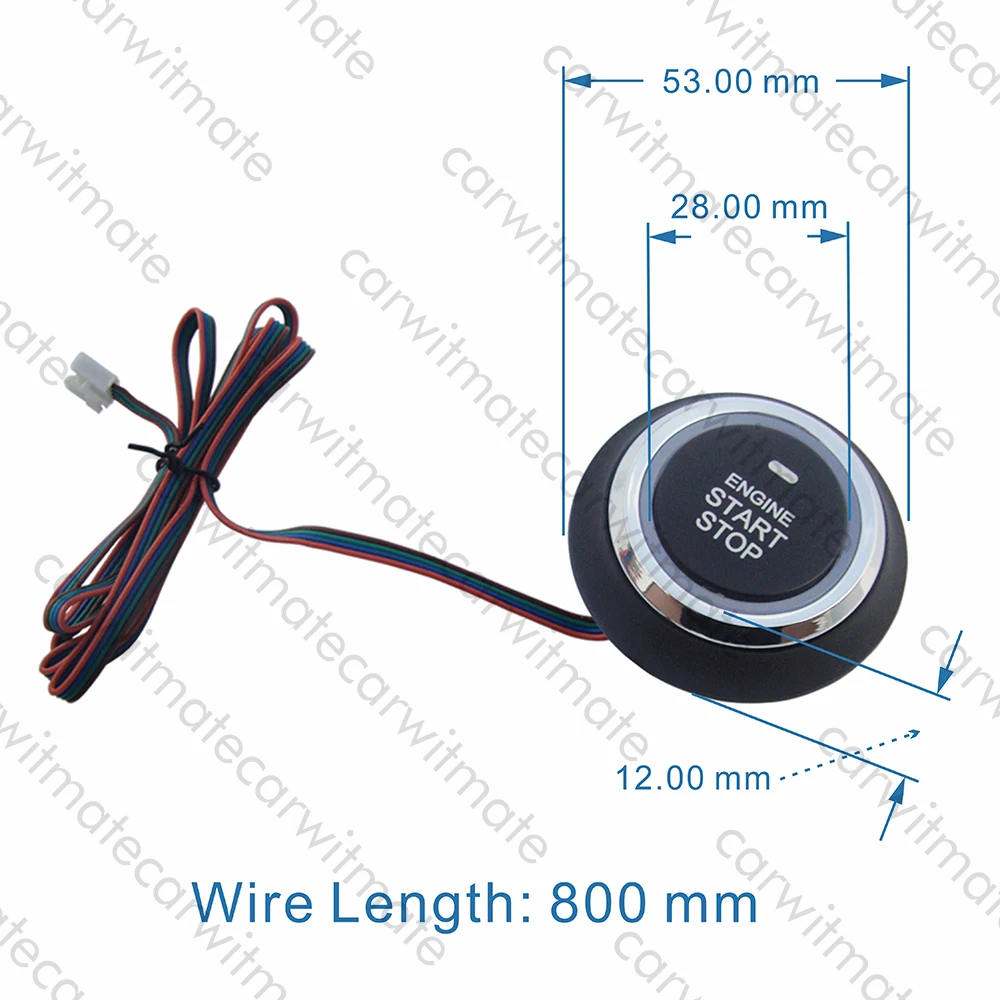 Новая система автомобильной сигнализации PKE с кодом прокатки пассивная кнопка