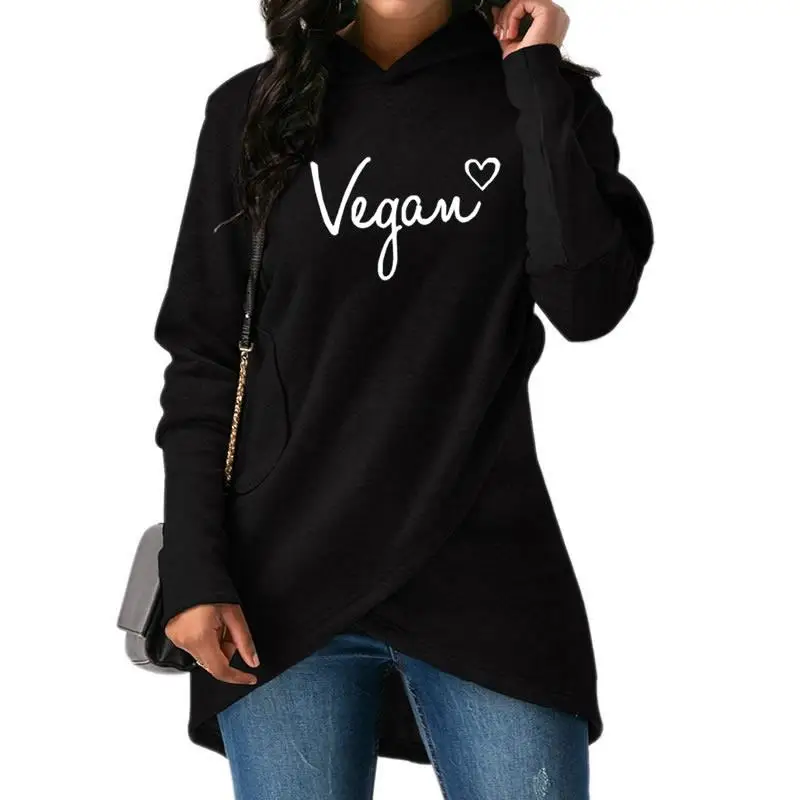 Новая мода Прямая поставка Fornecedores Vegan толстовки с принтом женские свитшоты женские топы обрезанные удобные топы для женщин