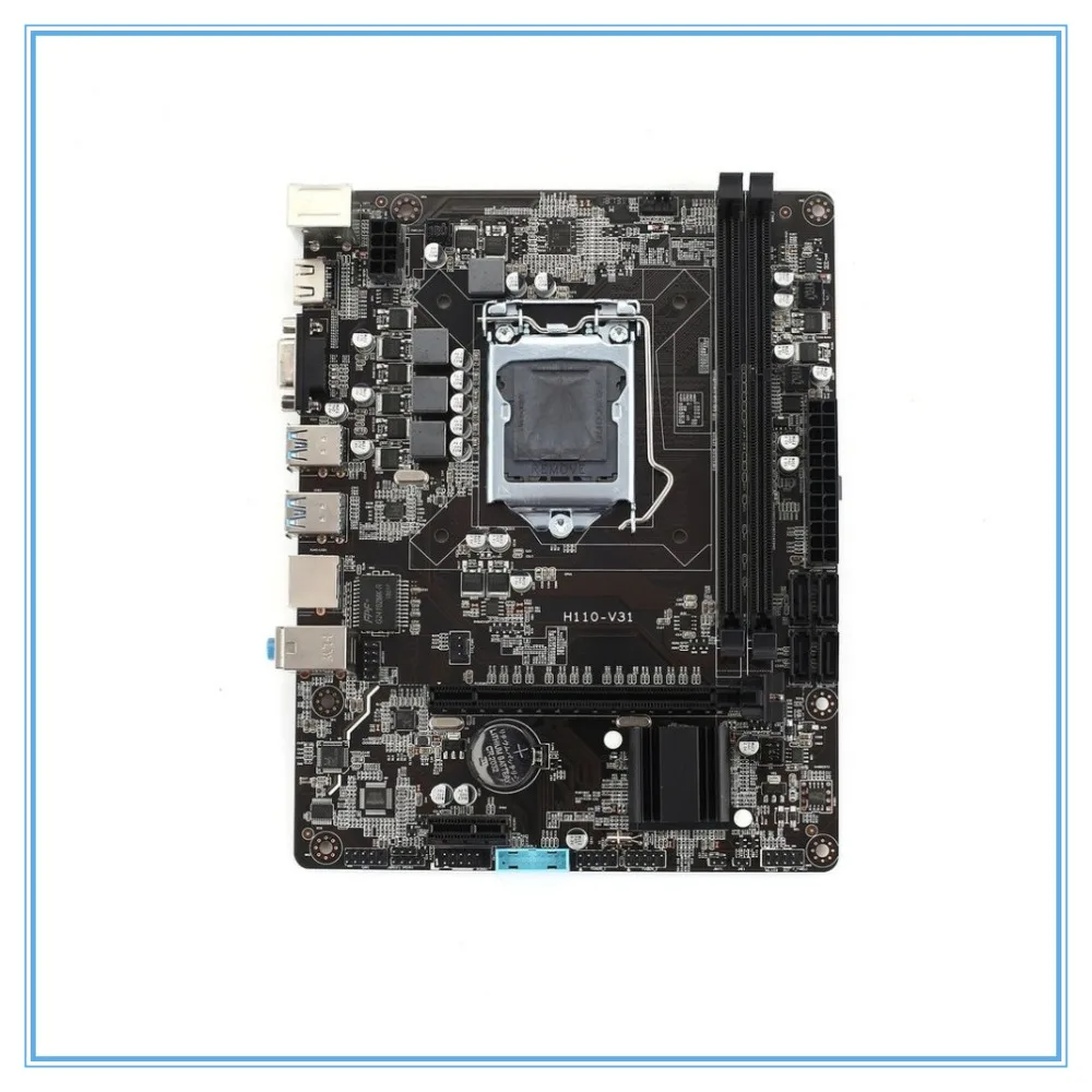 Материнская плата H110 V31 для ПК материнская DDR3 LGA1151 настольного компьютера макс. 16