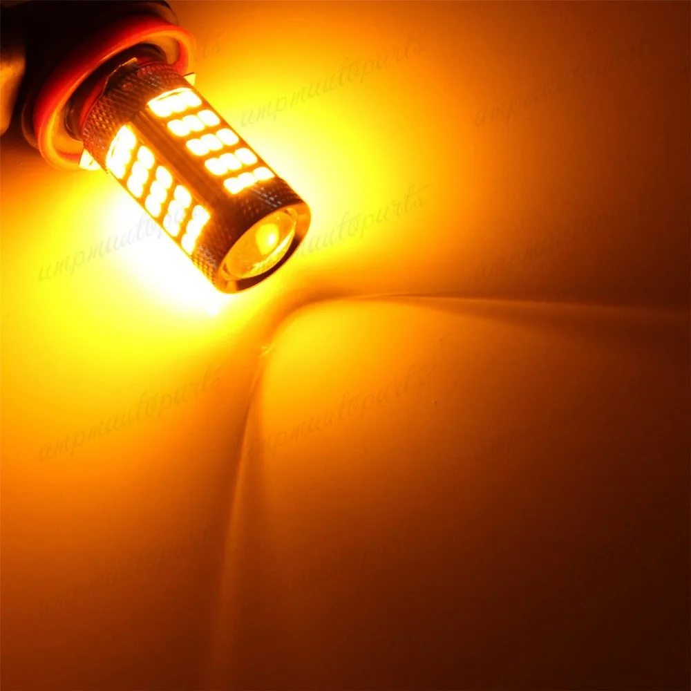 66 SMD 2835 LED 9005 HB3 P20d Fog Light Turn Signal Indicator Bulb Tail Lamp Car 12V Yellow Amber on → 66 СВЕТОДИОДОВ SMD 2835 LED 9005 HB3 P20d ФОНАРЬ ТУМАНА И ПОВОРОТНИК ИНДИКАТОР ЛАМПА ЗАДНЕГО ФОНАРЯ АВТОМОБИЛЯ 12В ЖЕЛТЫЙ ЯНТАРНЫЙ