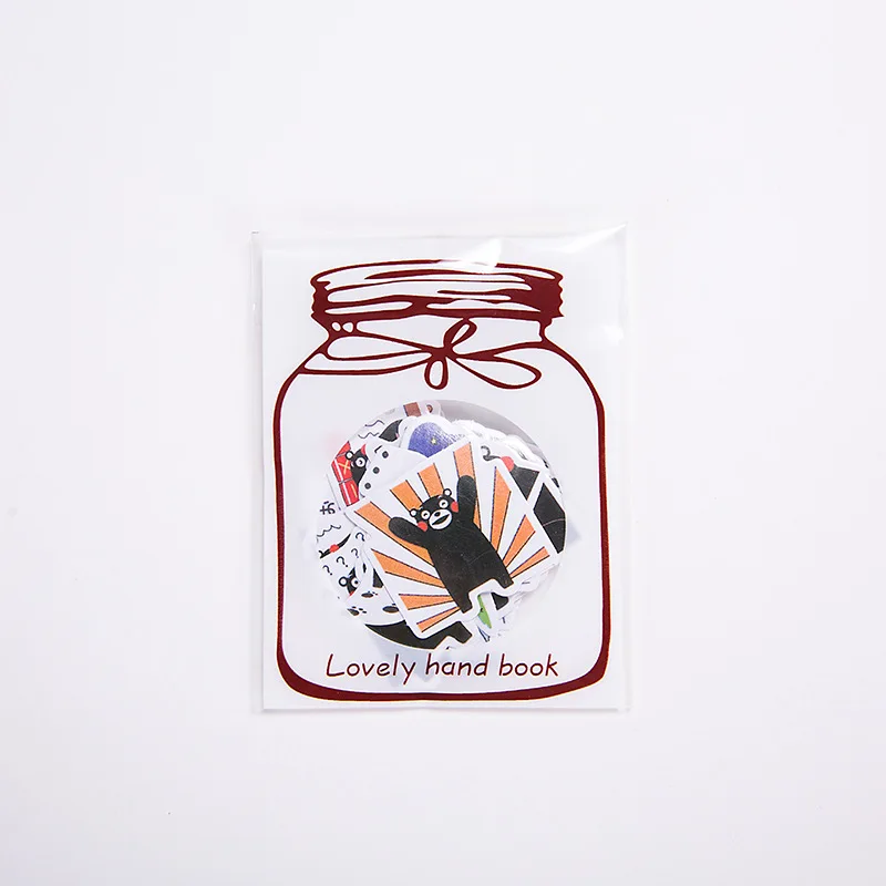 1 шт. Jamjelly Дрифт бутылки мультфильм животных дневник наклейки декоративные мобильные наклейки Скрапбукинг DIY ремесла наклейки TZ09 - Цвет: 3