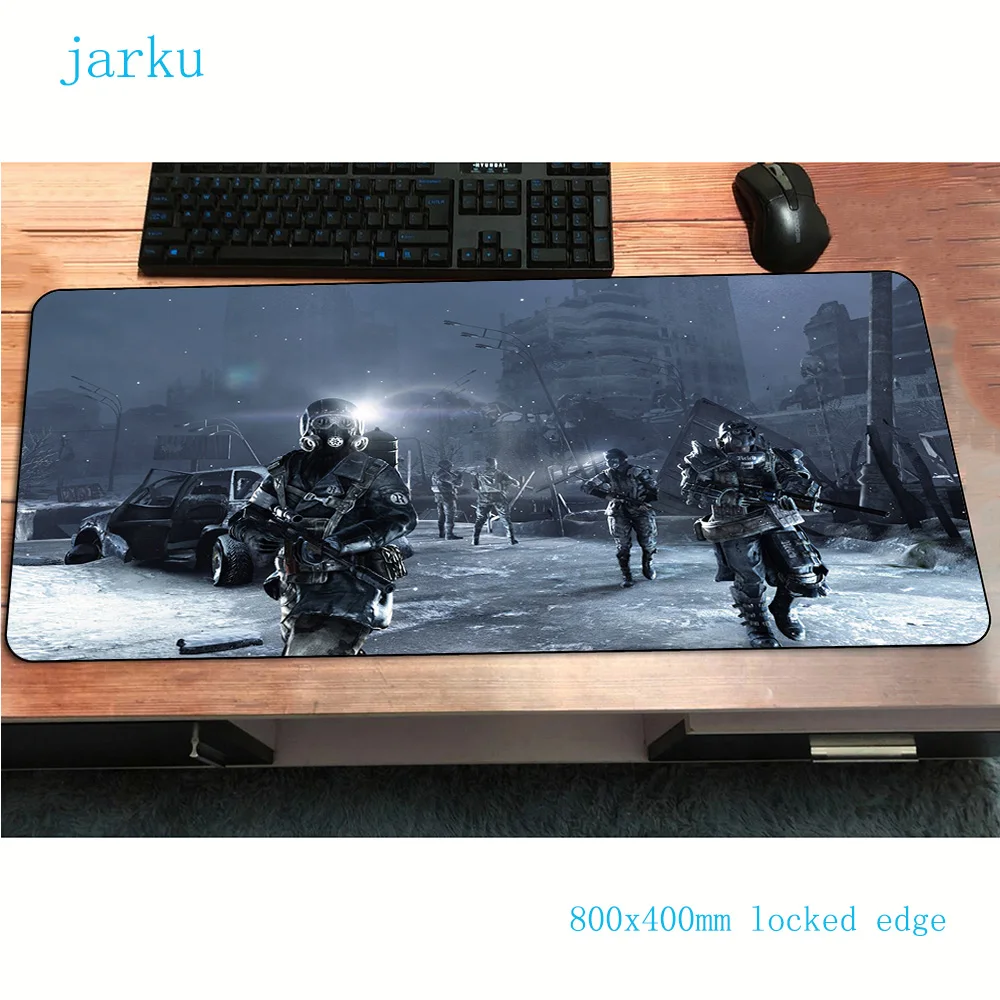 Профессиональный игровой коврик для мыши metro 2033 800x400x3 мм красивые аксессуары