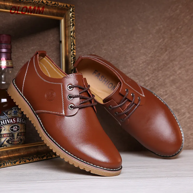 2020 Casual Shoes Men Fashion Handmade Vintage Luxury Brown Brand Male Genuine Leather Men's Leisure | Обувь