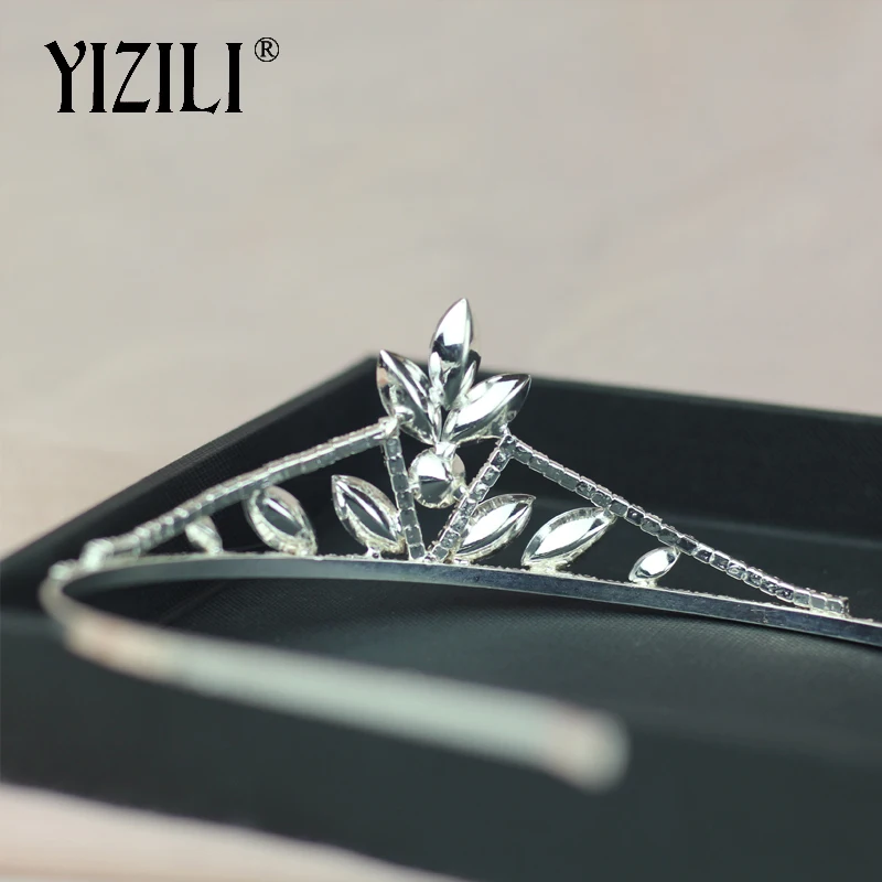 Новинка модная повязка на голову YIZILI со стразами тиара для девочек и детей