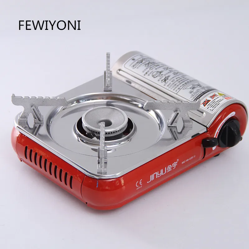 FEWIYONI походная портативная мини-газовая плита для барбекю, походная газовая плита для пикника, оборудование для кемпинга