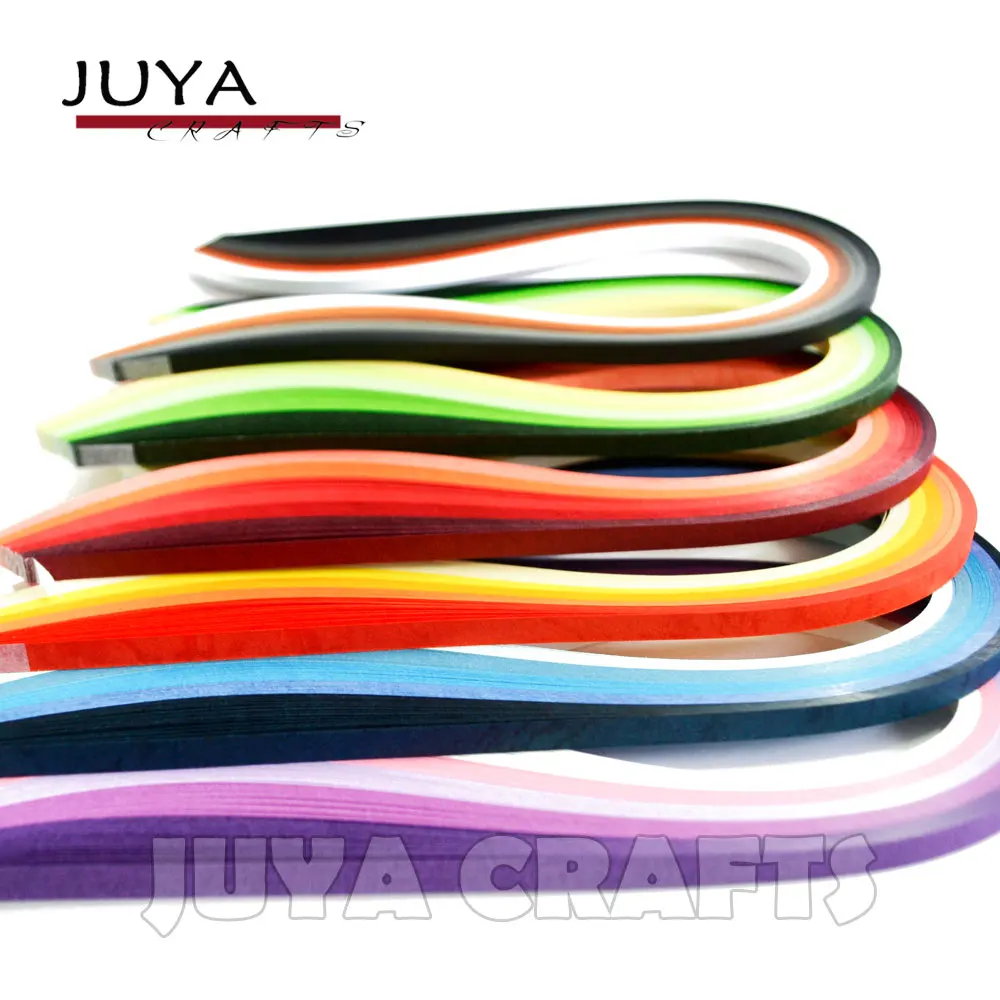 JUYA бумажная Quilling 30 оттенков длина 390 мм ширина 3/5/7/8 600 полосок всего DIY полоса
