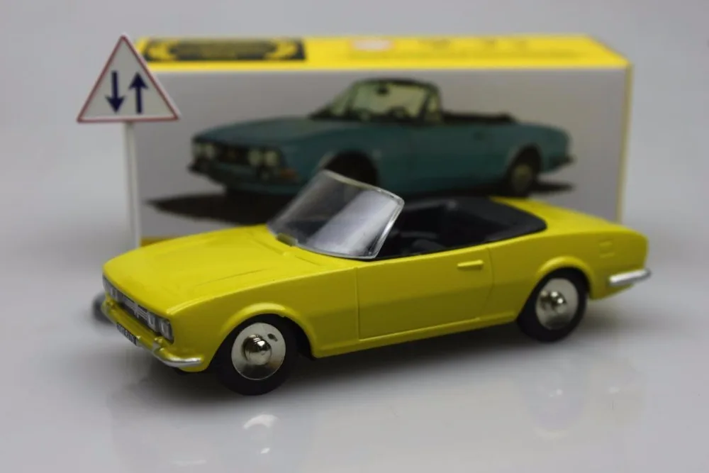 Игрушки Atlas Dinky 1:43 модель автомобиля кабристр 504 Peugeot из сплава Roadster | и хобби