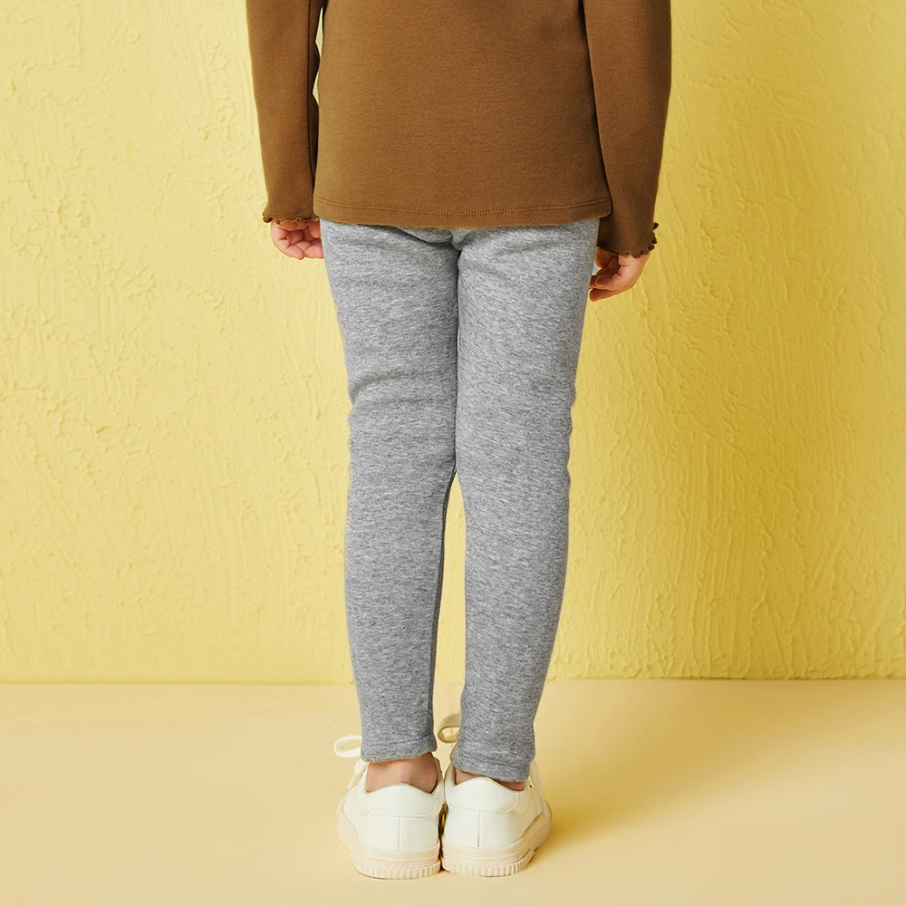 Детские леггинсы с начесом Balabala обтягивающие спортивные штаны для девочек милым