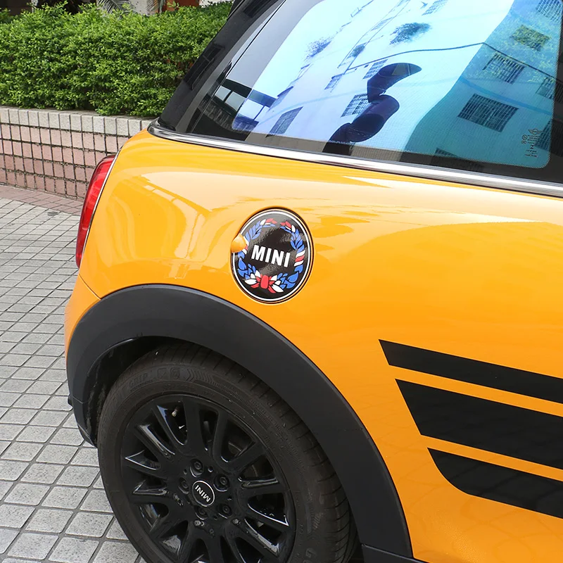 1pcs KK Car fuel tank cap decorative stickers Body car styling Badge Auto Accessories for BMW MINI cooper one+ S JCW F55 F56 | Автомобили