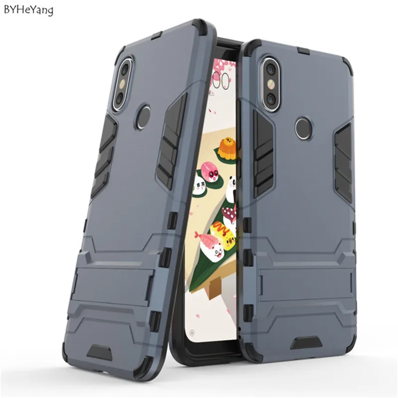Чехол byheyang для Xiaomi Mi A2 гибридный ударопрочный армированный чехол 6X PC силиконовый