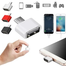 1 шт. Micro USB OTG адаптер Мужской к USB 2,0 Женский Разъем данных портативный OTG конвертер для samsung Android адаптеры для мобильных телефонов