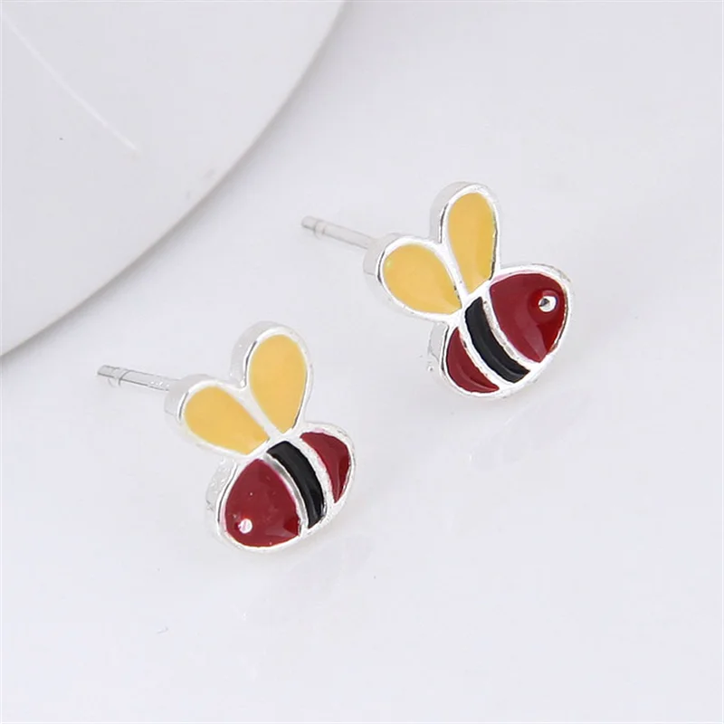 Cute Rabbit Earrings for Woman Sliver Color Metal Earring Korean Fashion Office/career Party Jewelry Girls Oorbellen | Украшения и