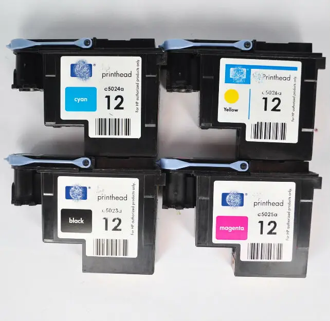 

REMAN FOR HP 12 PRINT HEAD C5026A YELLOW C5025A MAGENTA C5024A CYAN C5023A BLACK printer Printer Parts