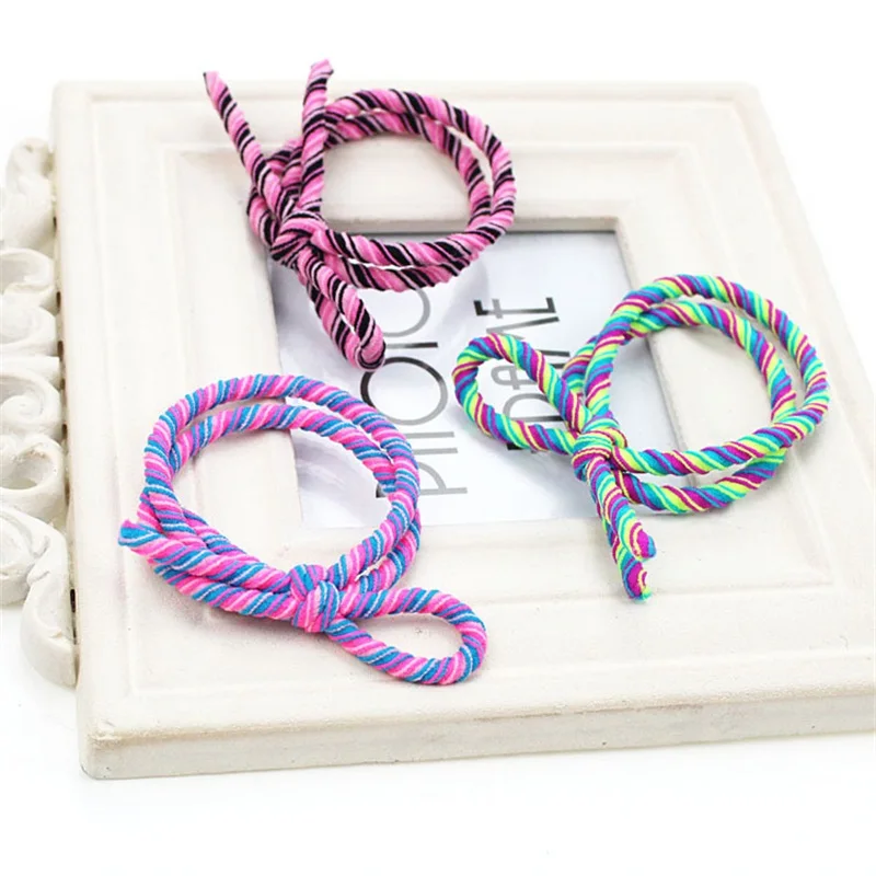 1 шт. популярные двухцветные спиральные аксессуары для волос женщин повязка на