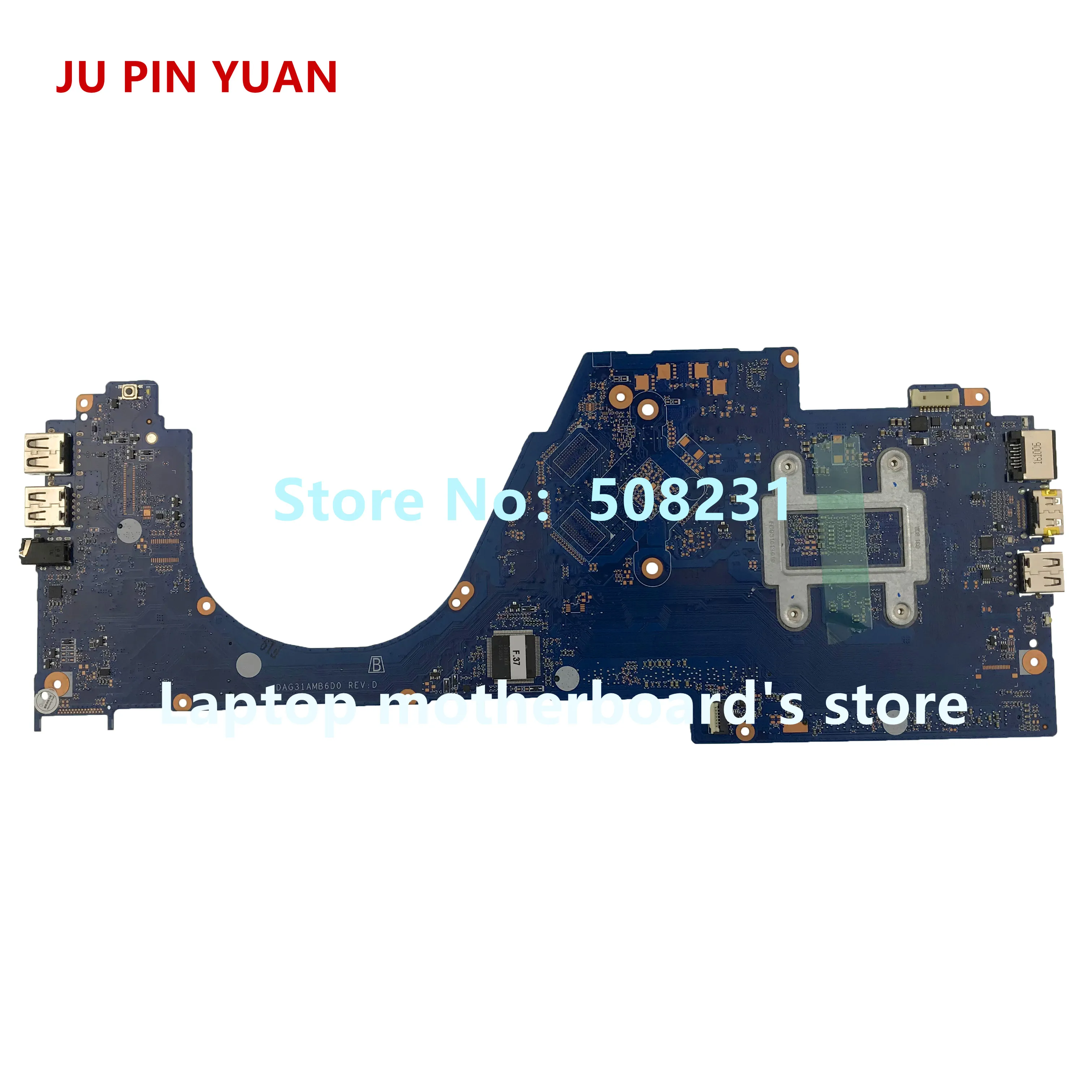JU PIN Юань 601-903241 448.08J04.0011 для hp Pavilion x360 Кабриолет 13-u Материнская плата ноутбука PentN3710 полностью протестирована
