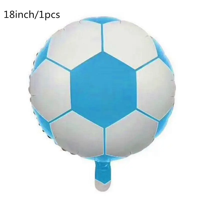 Foil Balloon 1pcs 10 шт 12 дюймов зеленый Футбол футбол тема вечерние Декор круглые шары черный, белый цвет воздушные шары для мальчиков для дня рождения, игрушки, принадлежности для вечеринок - Цвет: Foil Balloon 1pcs