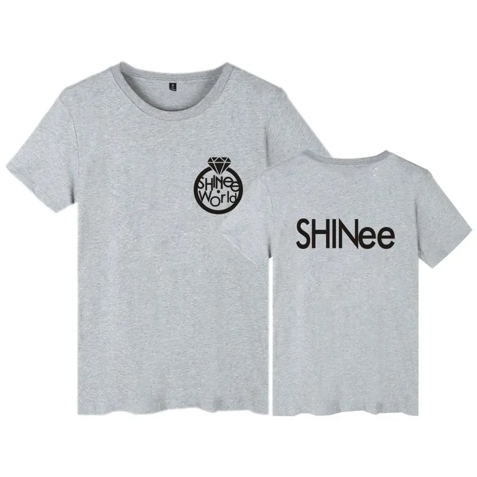 Короткая футболка SHINee Kpop для женщин/мужчин футболки женщин поклонников K-pop