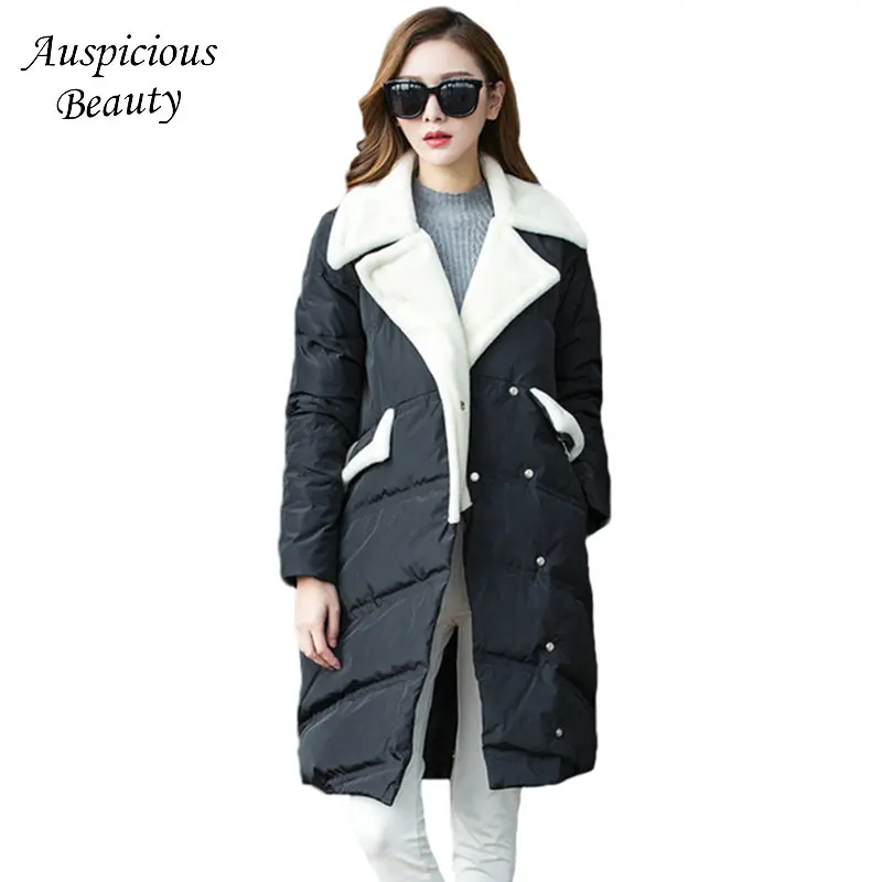 Теплые зимние Для женщин Пуховики и парки для мужчин с длинными рукавами Зимние