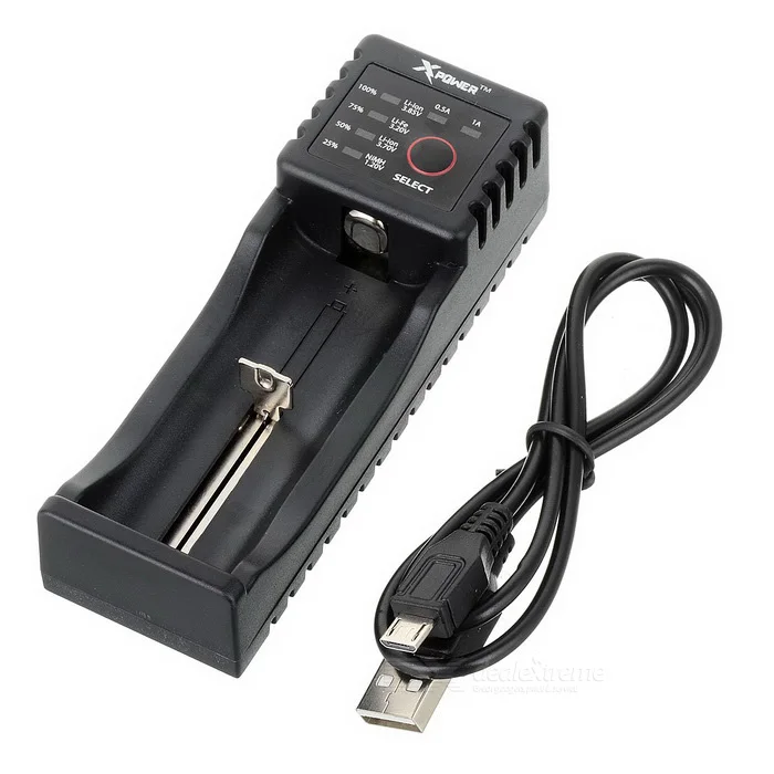 2 шт. Keeppower 26650 5200 мАч P2652C защищенная перезаряжаемая батарея с Xpower C1 умное зарядное