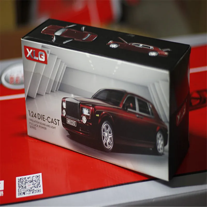 1/24 большой DieCasts сплав роскошная модель автомобиля коллектион L = 20 см дисплей W/6