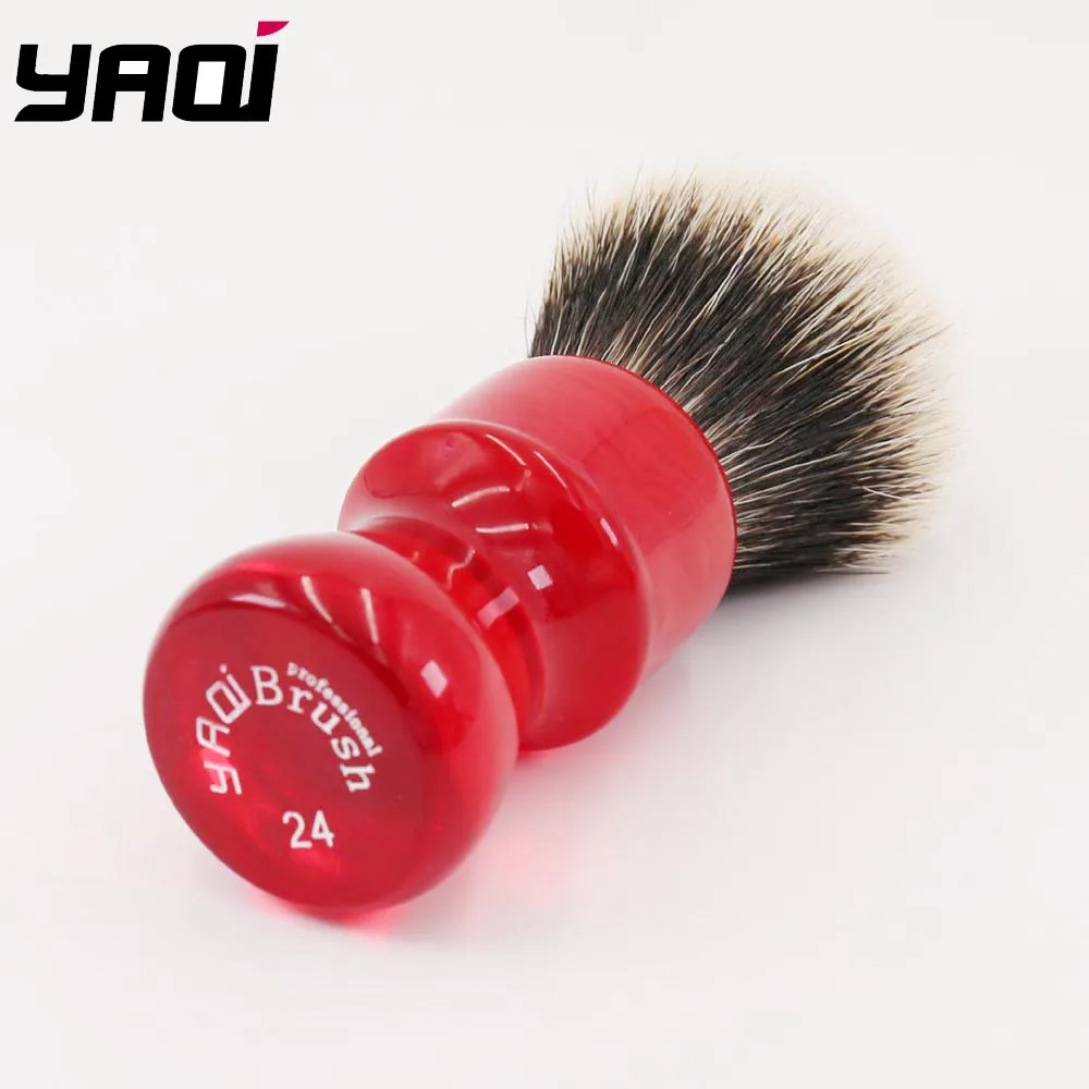 Yaqi Ruby двухполосная кисть для бритья из барсука мужчин|shaving brush|men shaving brushbadger hair |
