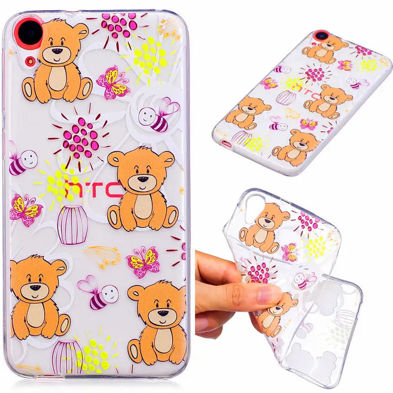For HTC Desire 820 D820 D820U D820T Case Transparent Anime Silicone TPU Skin Soft Back Cover for 820G |