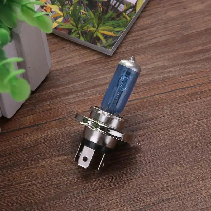 1 шт. супер белый 12V 60/50W 5000 K/6000 K H4 Галогенные Авто светильник кварцевая трубка автомобилей головной светильник лампы