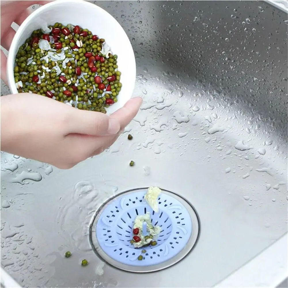 1Pc Kitchen Bathroom Anti Clogging Bath Shower Cover Sink Sewer Filter Floor Sink Drain Strainer Hair Catcher Stopper Appliances