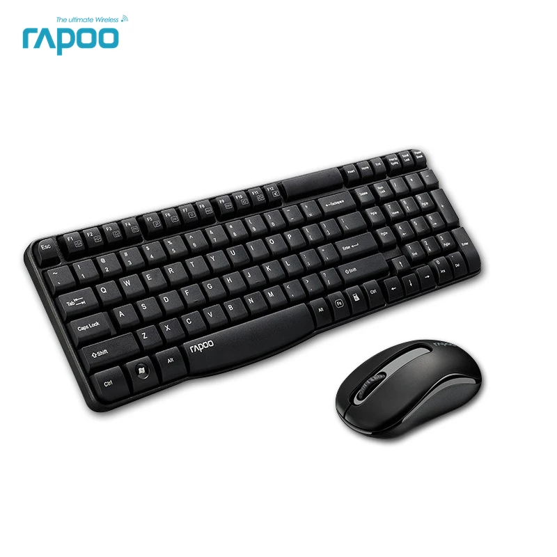 Оригинальный Rapoo X1800S беспроводная клавиатура и мышь комбо с водостойким для