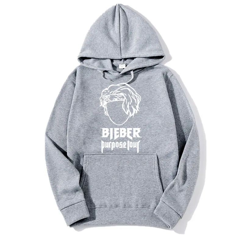 2018 Джастин Бибер Vetements Толстовка Оверсайз свитшоты Purpose Tour Мужской пуловер в