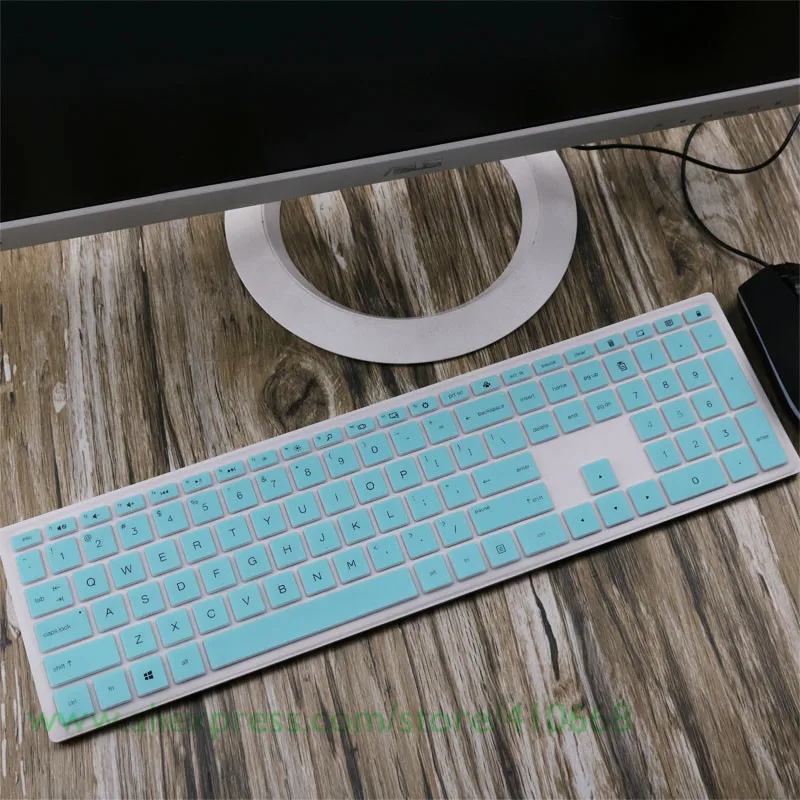Desktop Keyboard Cover Protector Skin Computer For HP Pavilion All-in-One PC 24-xa 24-xa0002a 24-xa0300nd 24-xa0051hk 23.8 inch