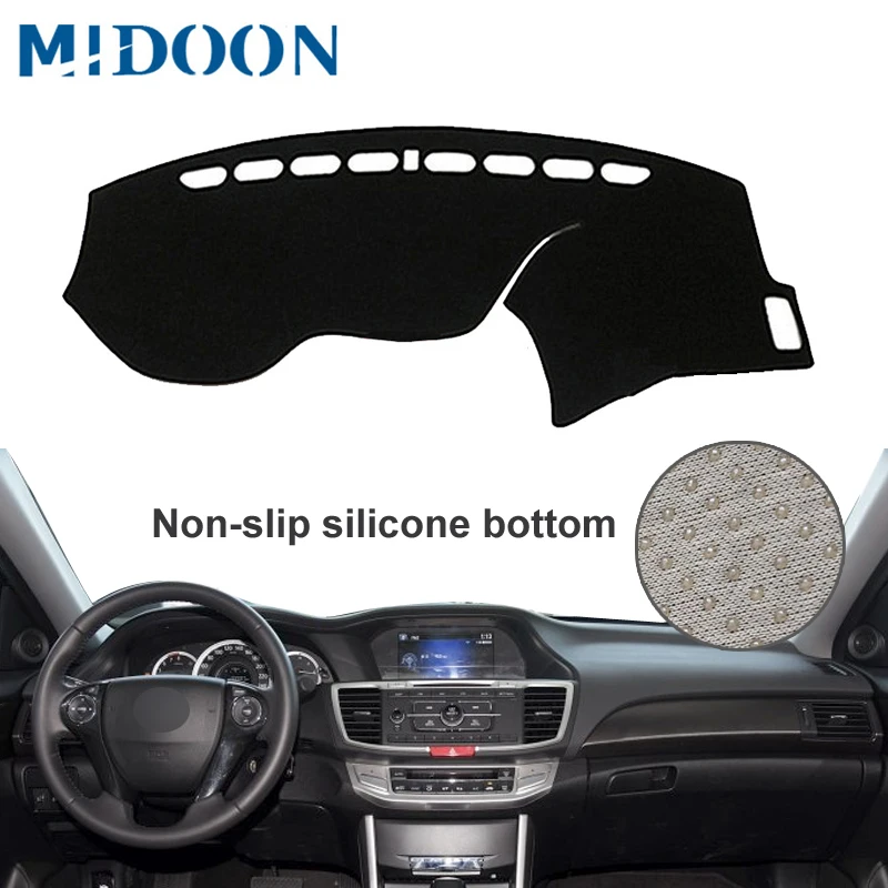 Чехол MIDOON для приборной панели автомобиля Honda Accord 9 2013 2014 2015 2016 2017 коврик