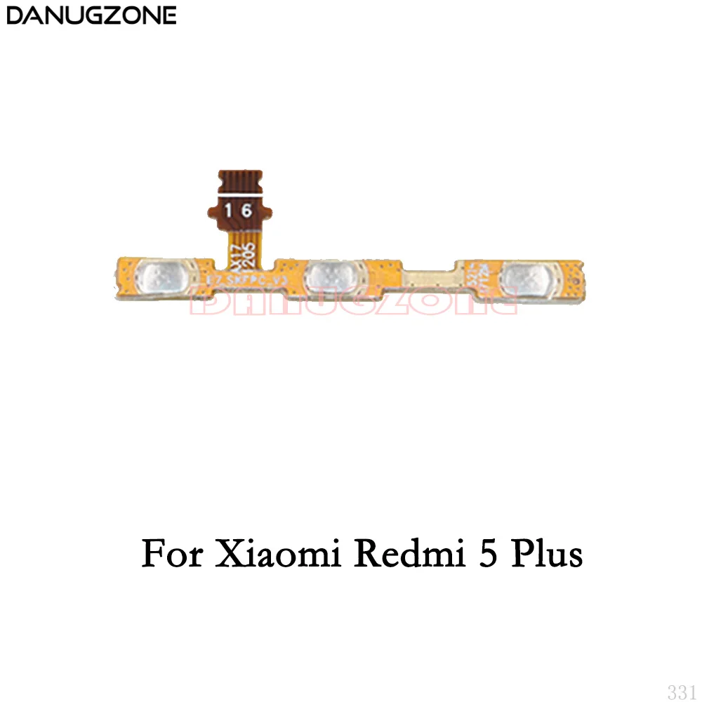 For Redmi 5 Plus Кнопка включения/выключения звука кнопка выключения звука гибкий кабель для Xiaomi Redmi 3S 3 4 PRO 4A 4X5 Plus 5A 6 6A 7 S2 GO - Color: For Redmi 5 Plus