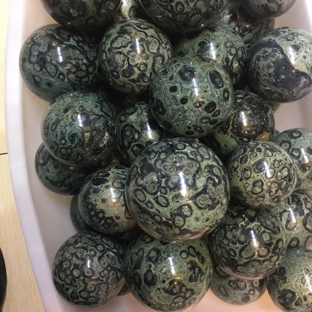 

7-10cm natural peacock eye crystal ball energy healing ball decoration