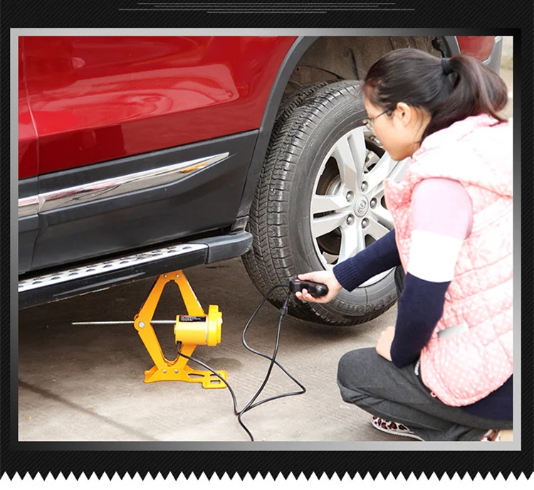 Electric jack Car 12V Scissor Jack Horizontal Jack with electric wrench