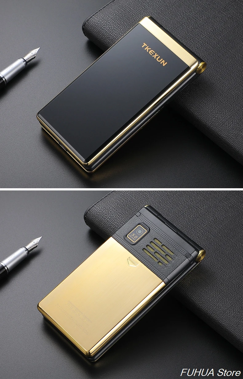 TKEXUN M2 PLUS 3,0 ''большой ключ шрифт сенсорный экран 3g WCDMA флип-телефон мобильный телефон один ключ циферблат старый человек Celulares PK G10 FM