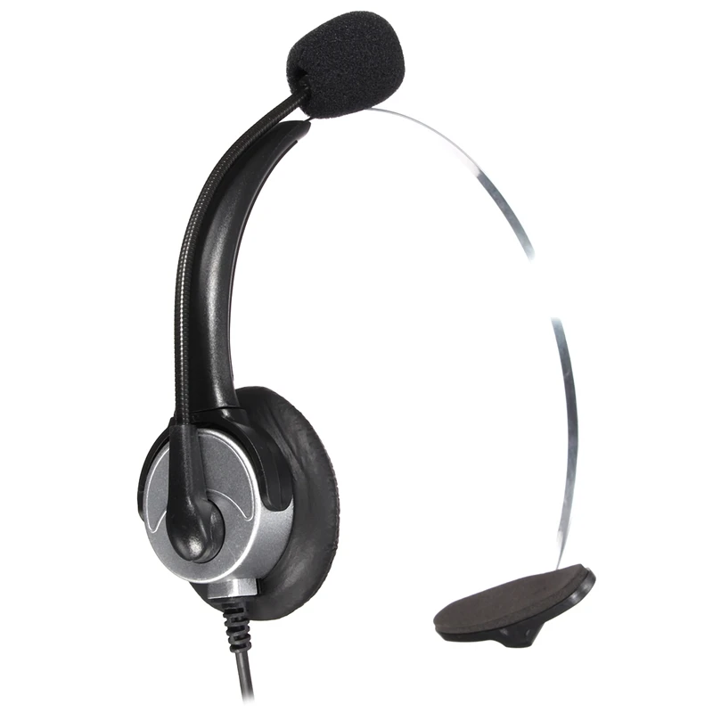 LEORY RJ11 офисные наушники телефонные с шумоподавлением микрофоном гарнитура