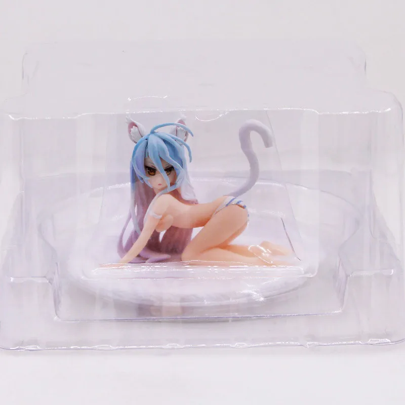Otaku LOVE NO GAME LIFE Cat VER. Бикини Shiro ver. Мультфильм Сексуальные Девушки ПВХ аниме
